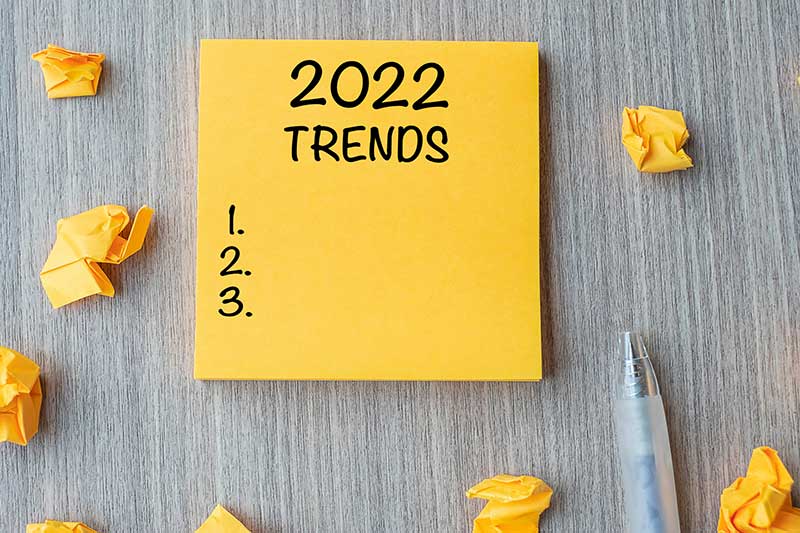 2022 trends list