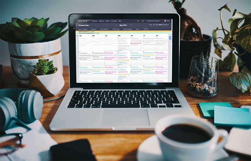 DivvyHQ content calendar interface